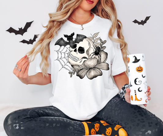 Bats with Skull DTF PRINT