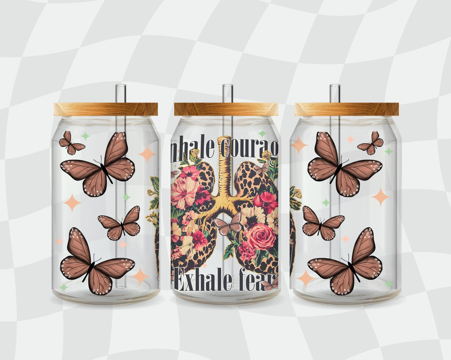 Inhale Courage Exhale Fear 16 Oz Wrap