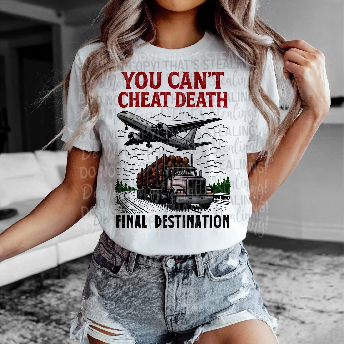 Can’t Cheat The Reaper DTF - Black