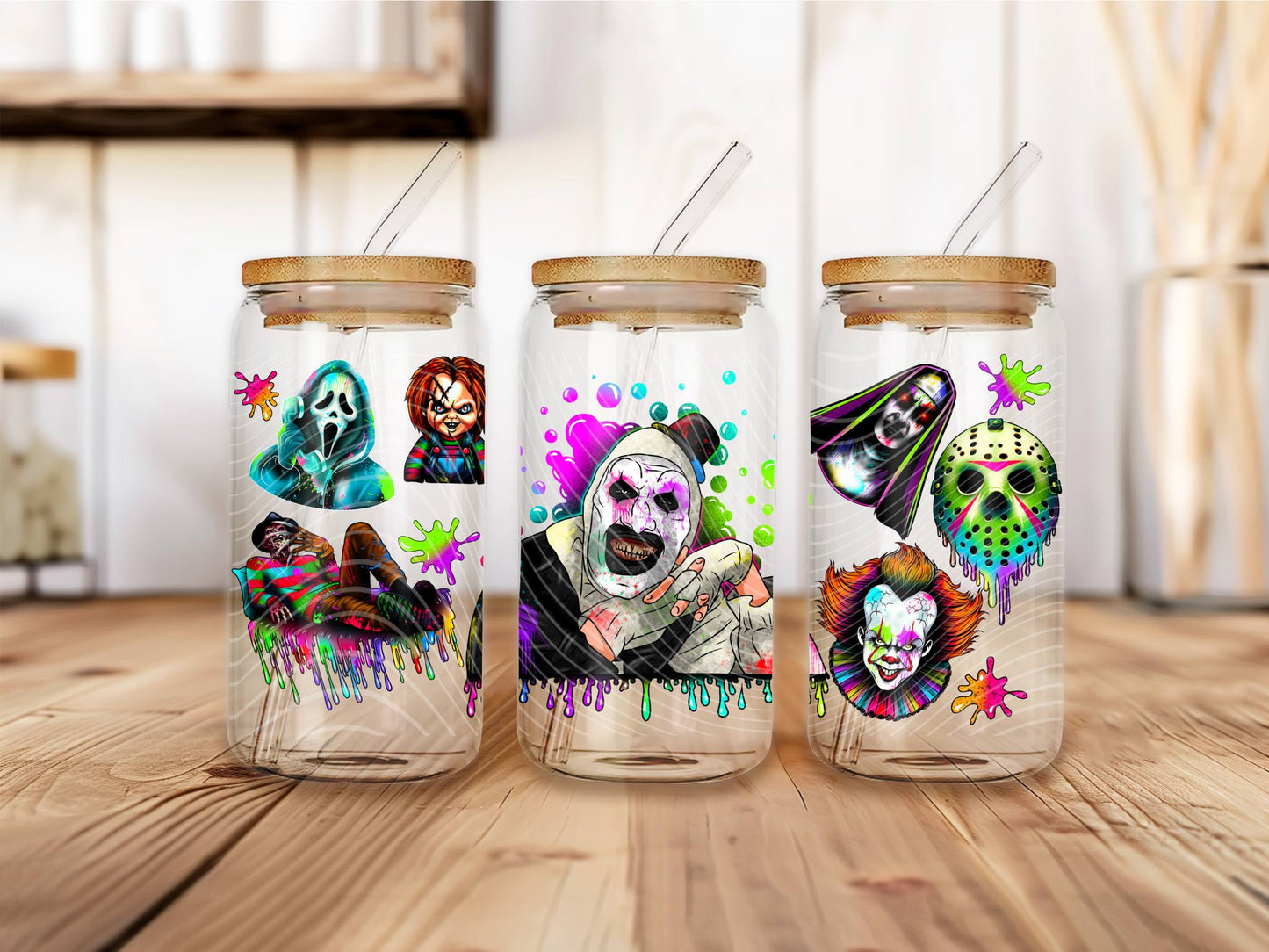 Horror Movies Night 16 Oz Wrap