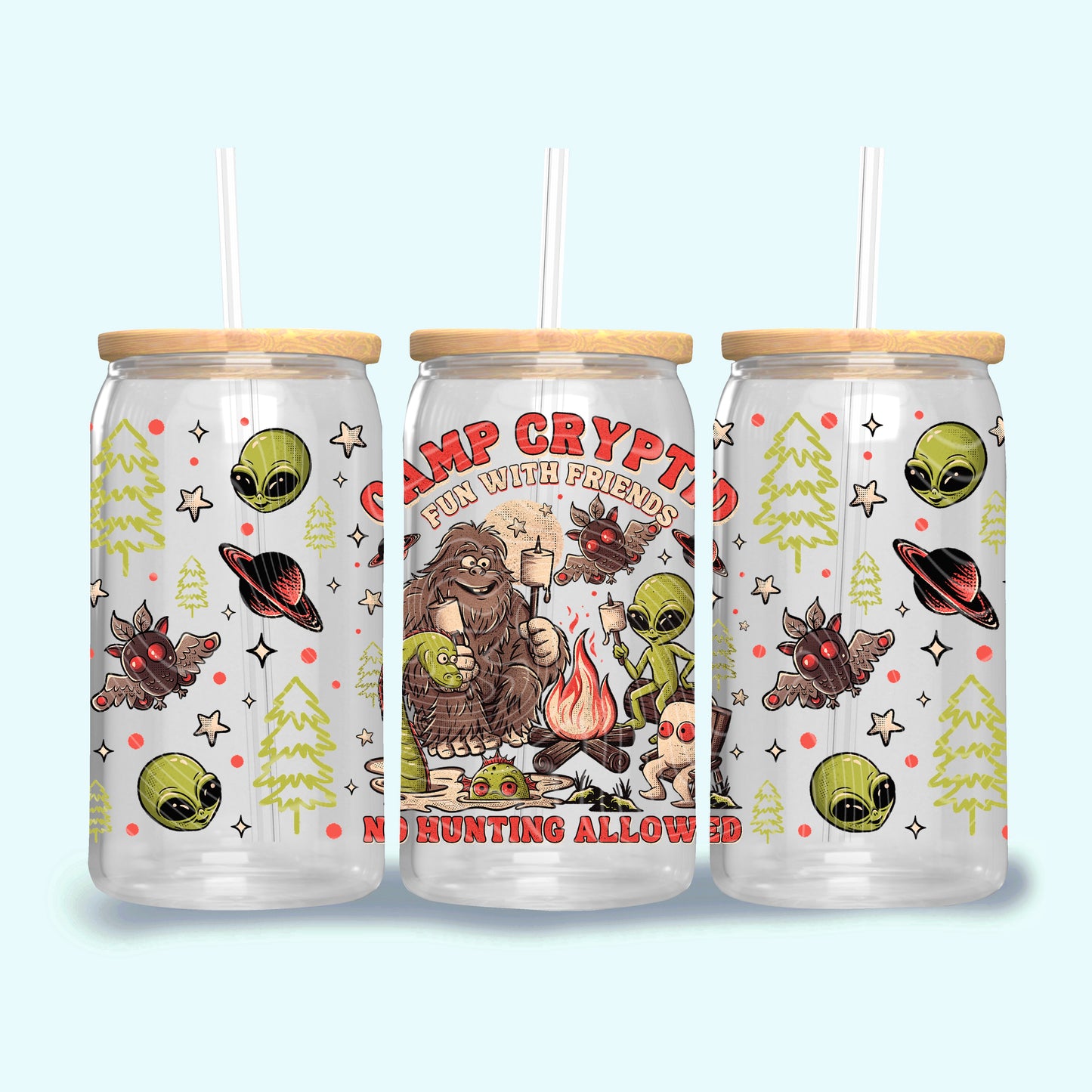 Camp Cryptid 16 Oz Wrap