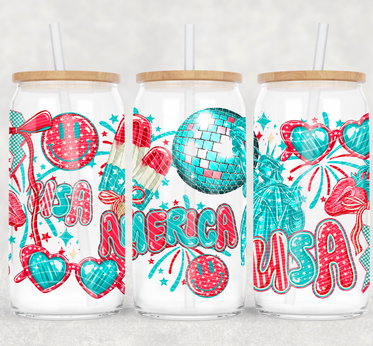 Retro America 16 Oz Wrap