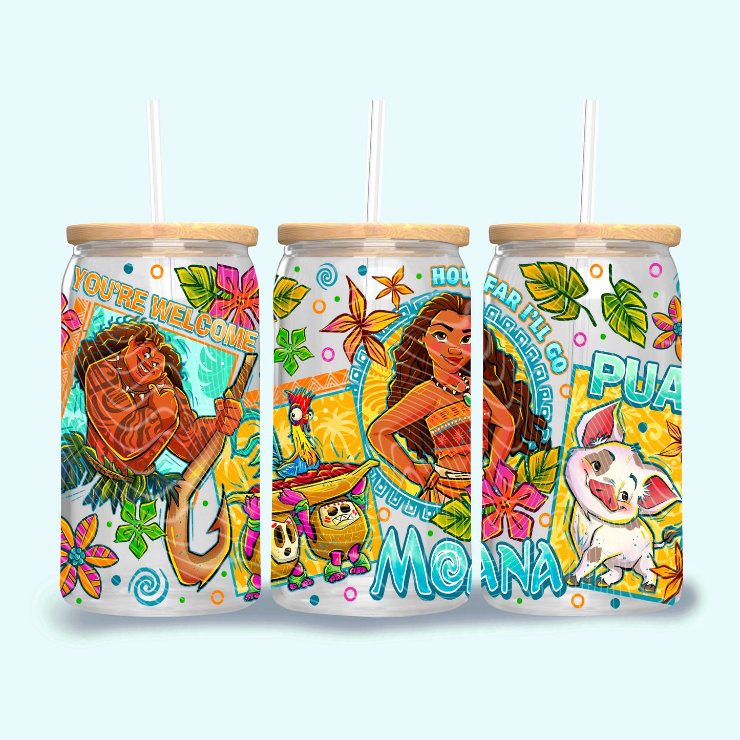 Hawaiian Princess 16 Oz Wrap