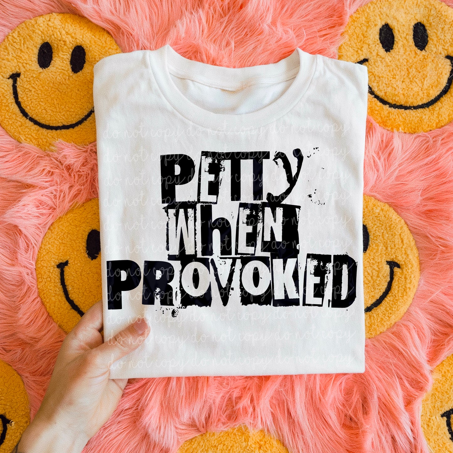 Petty When Provoked DTF - Black