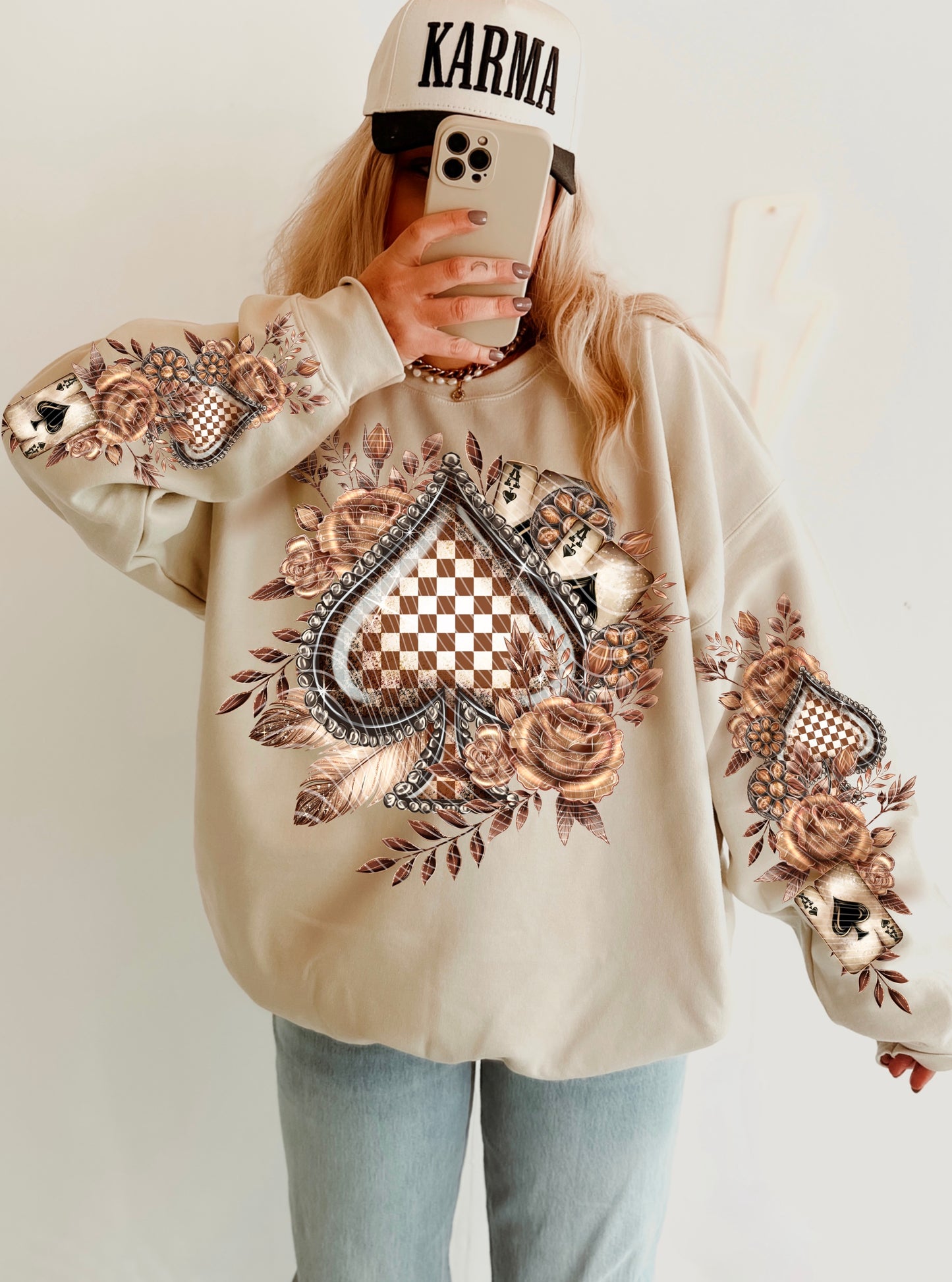 Checker Spade Brown