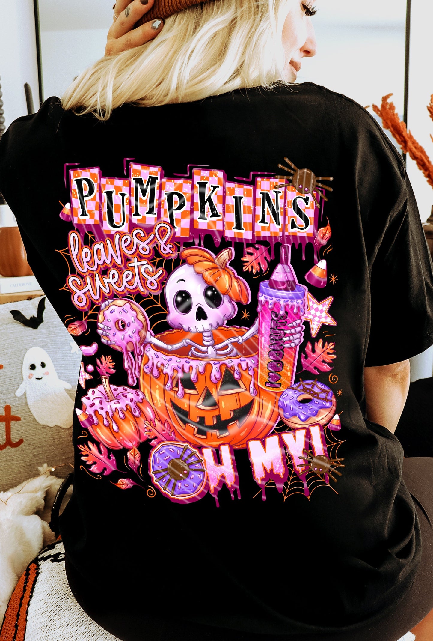 Pumpkins Leaves & Sweets DTF