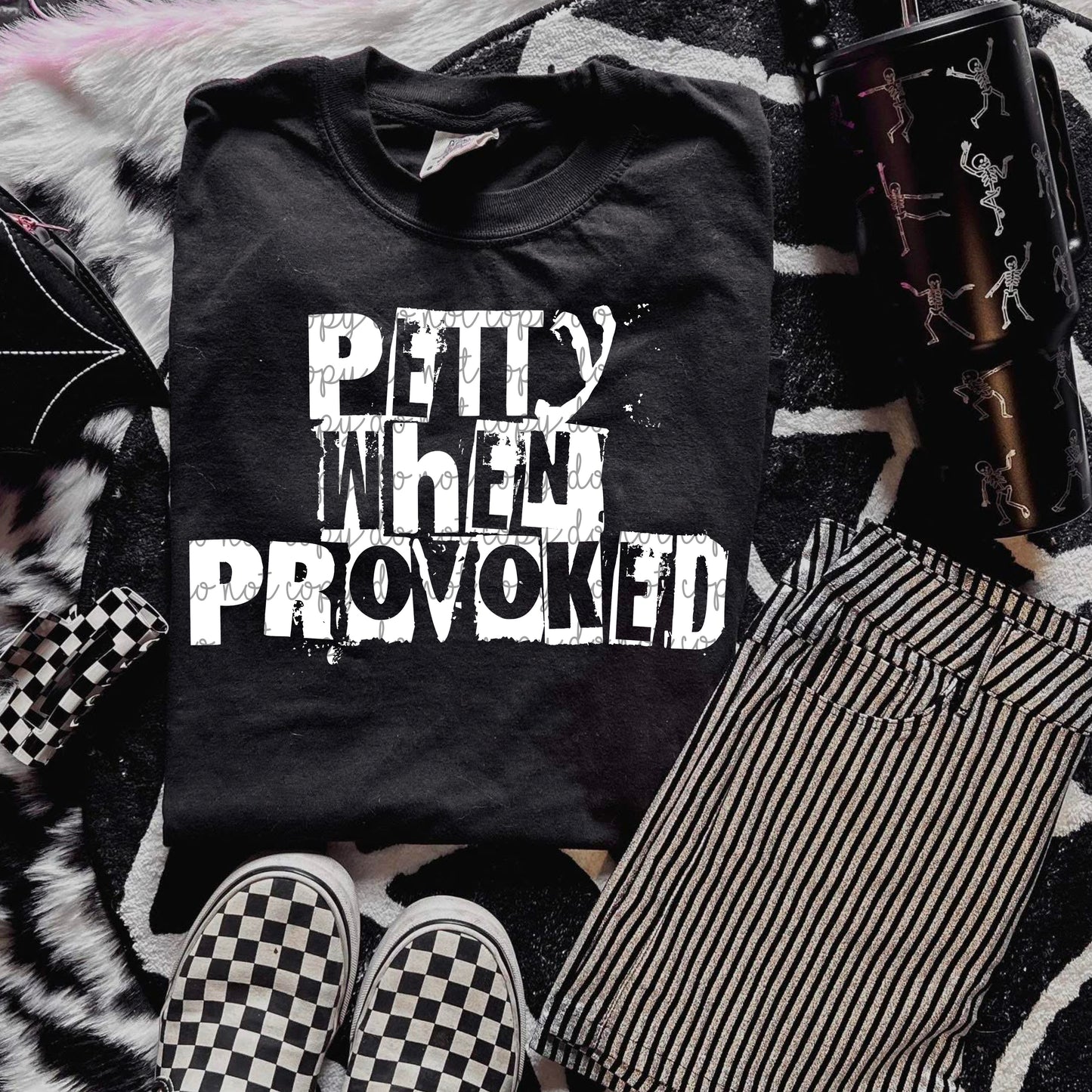 Petty When Provoked DTF - White