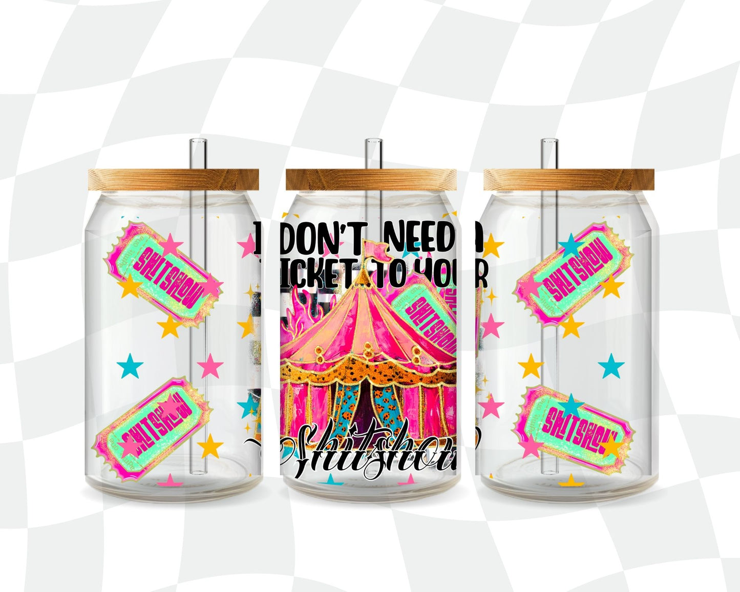 Tickets To Your S Show 16 Oz Wrap