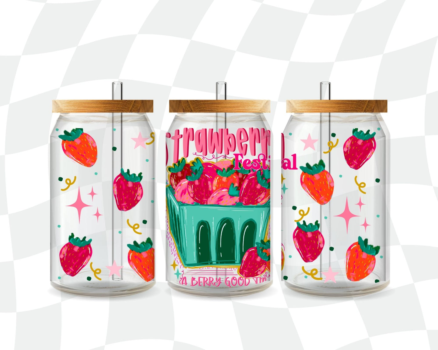 Strawberry Festival 16 Oz Wrap