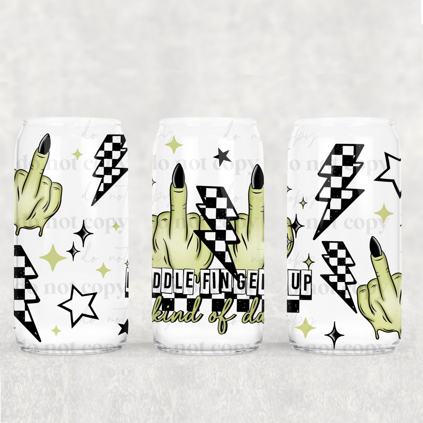 MiddleFinger Kind of Day 16 Oz Wrap