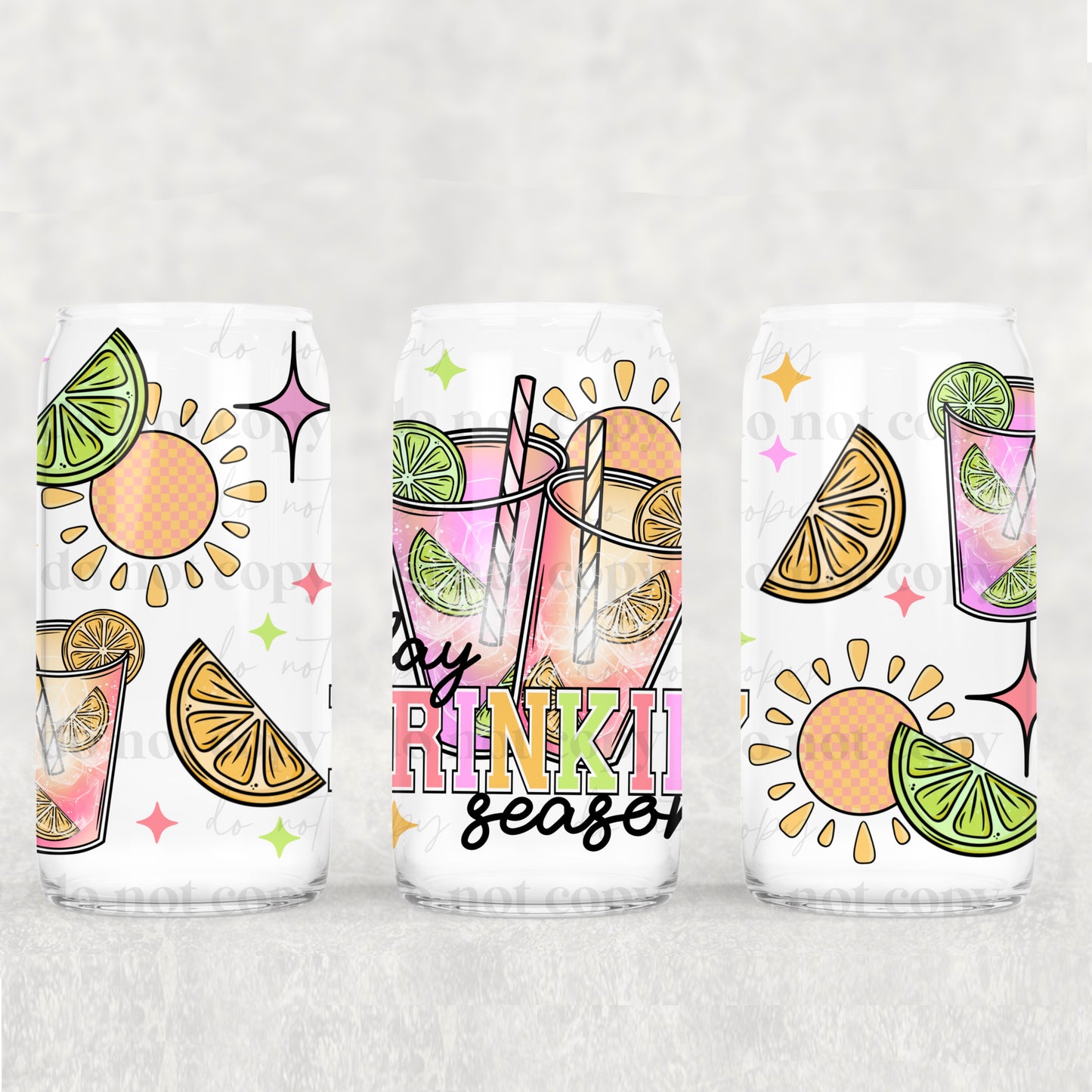 Day Drinking Season 16 Oz Wrap