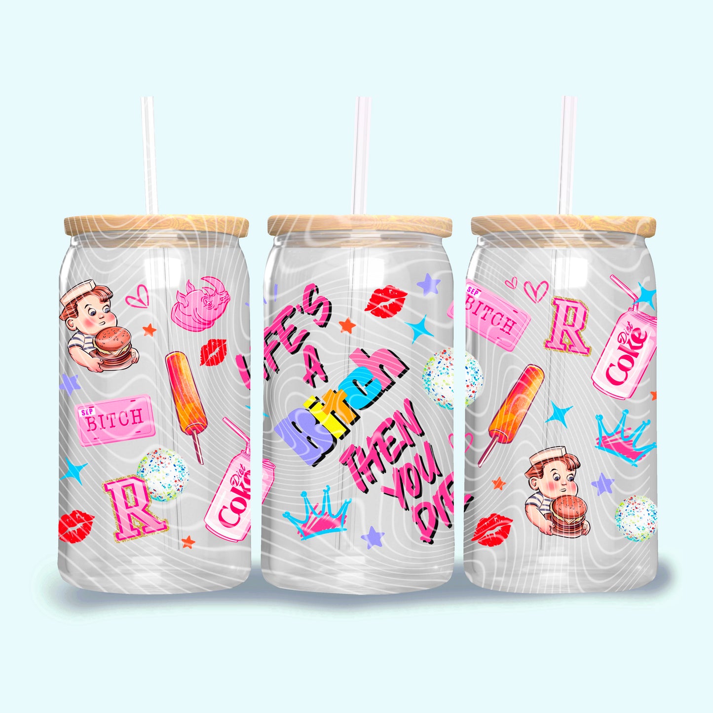 Teen Dream Quote 16 Oz Wrap