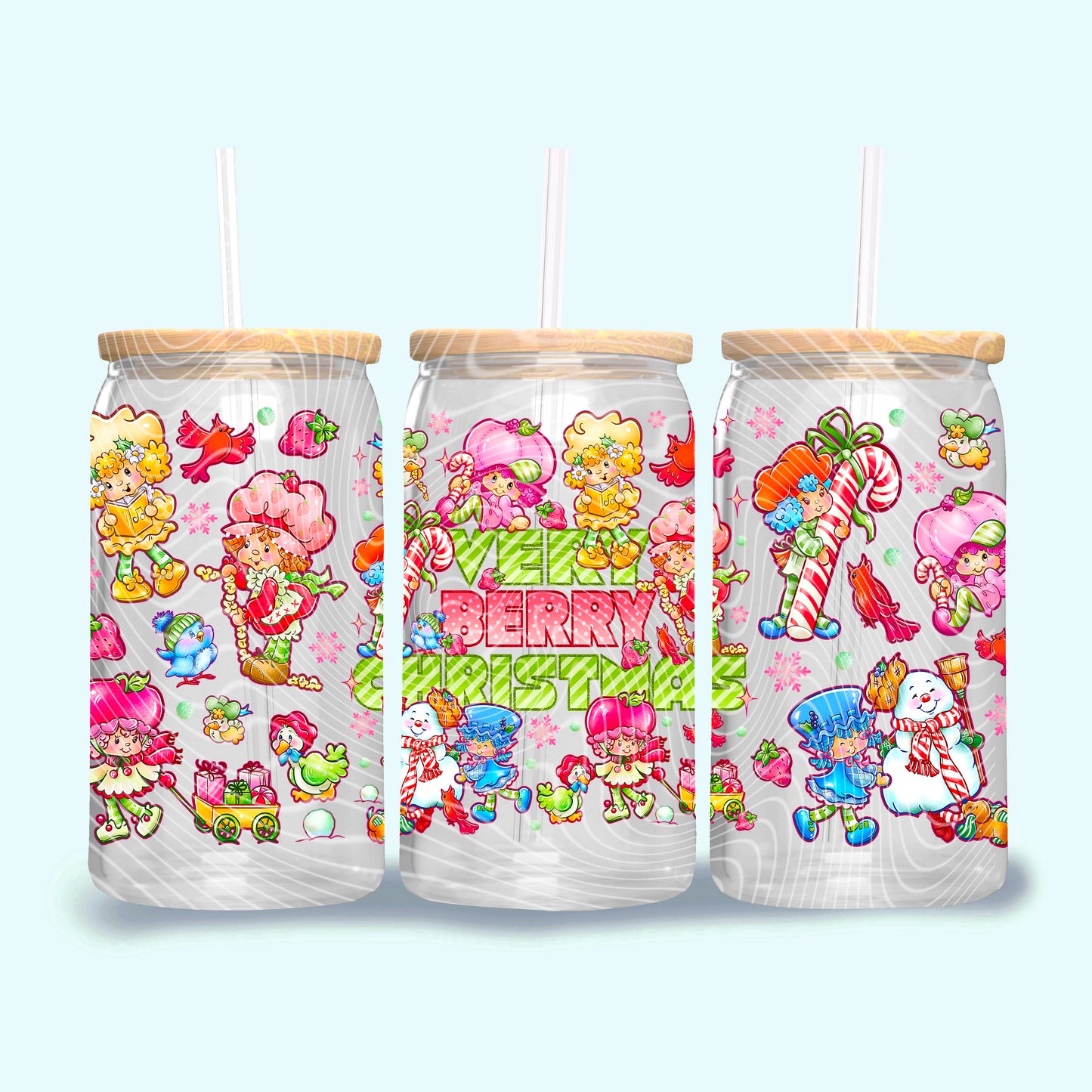 Very Berry Christmas 16 Oz Wrap