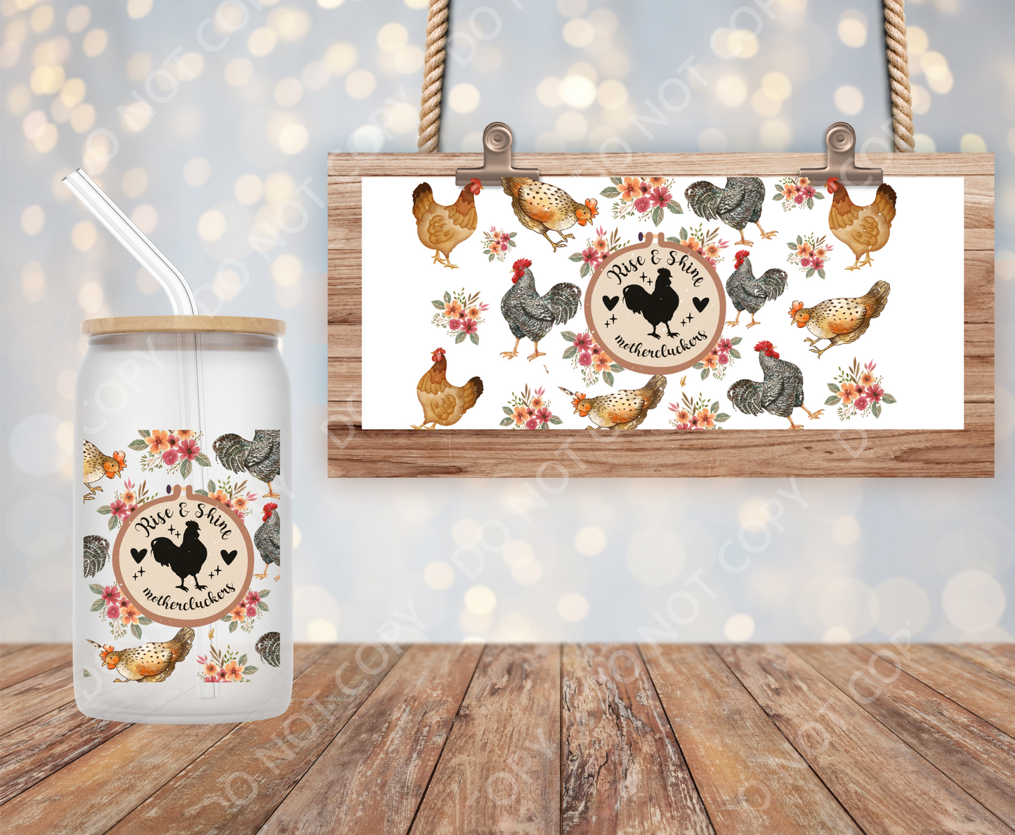 Rise & Shine 16oz wrap