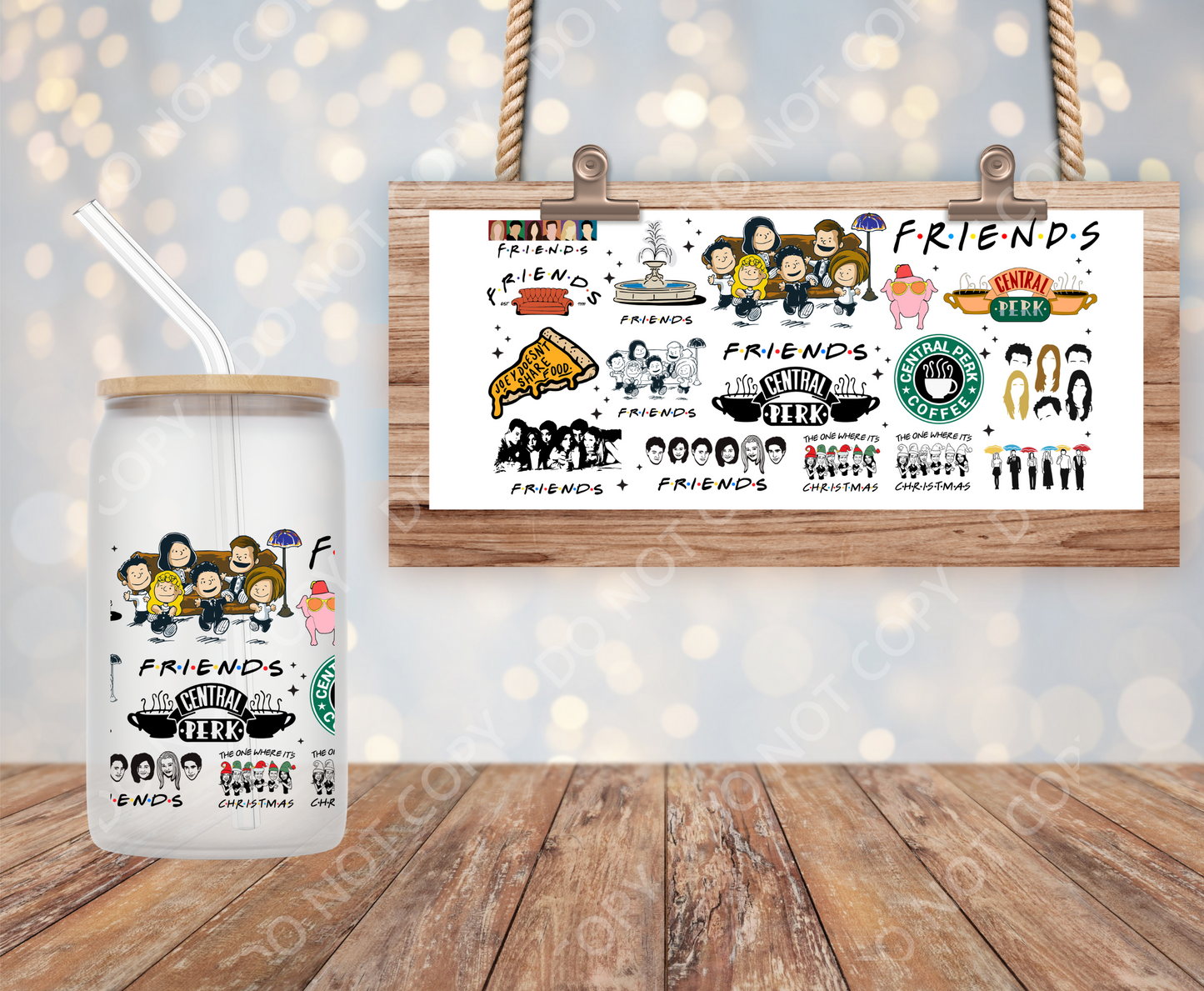 Central perk 16oz Wrap