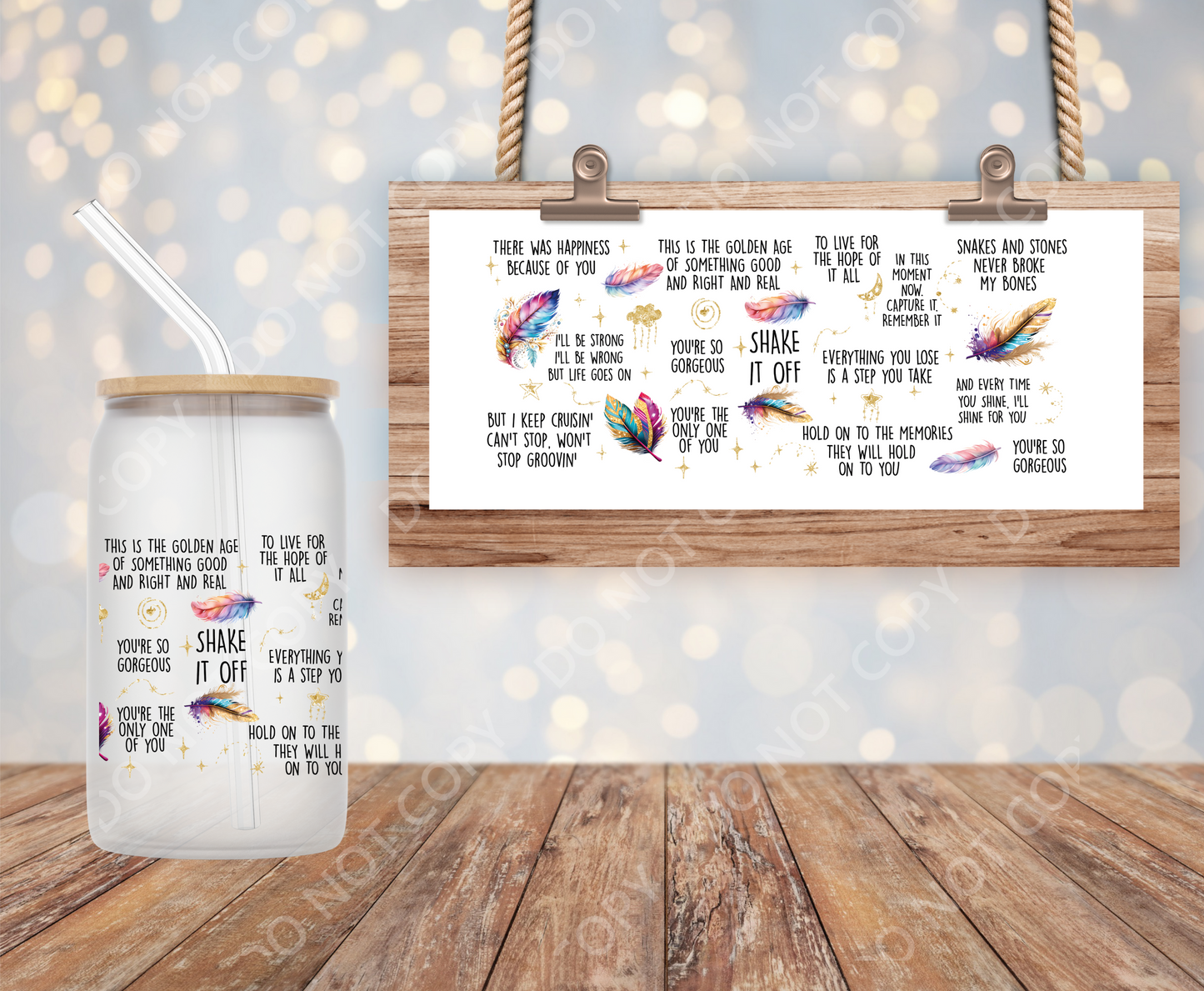 Shake it off 16oz Wrap