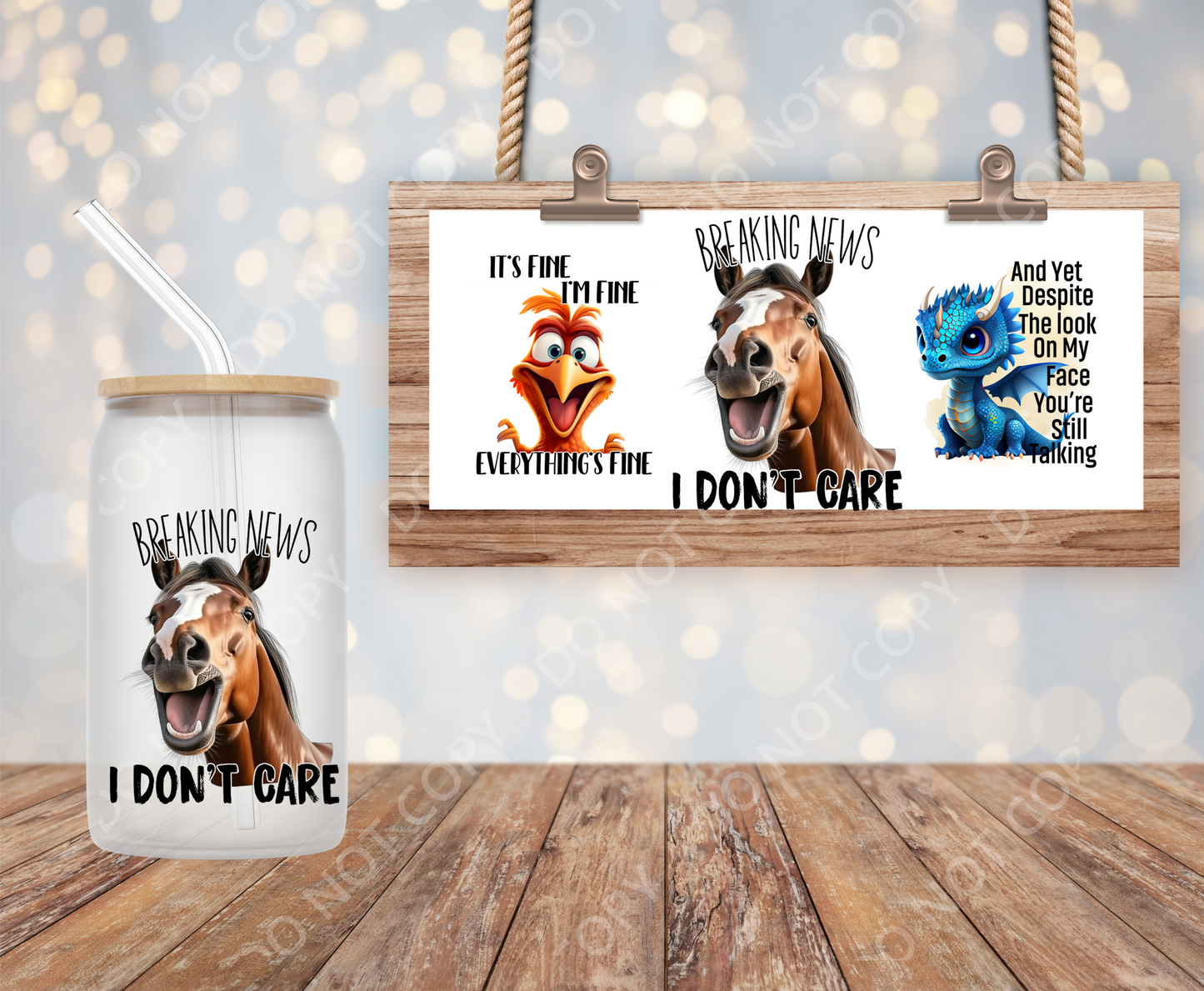 Funny Animals16oz Wrap