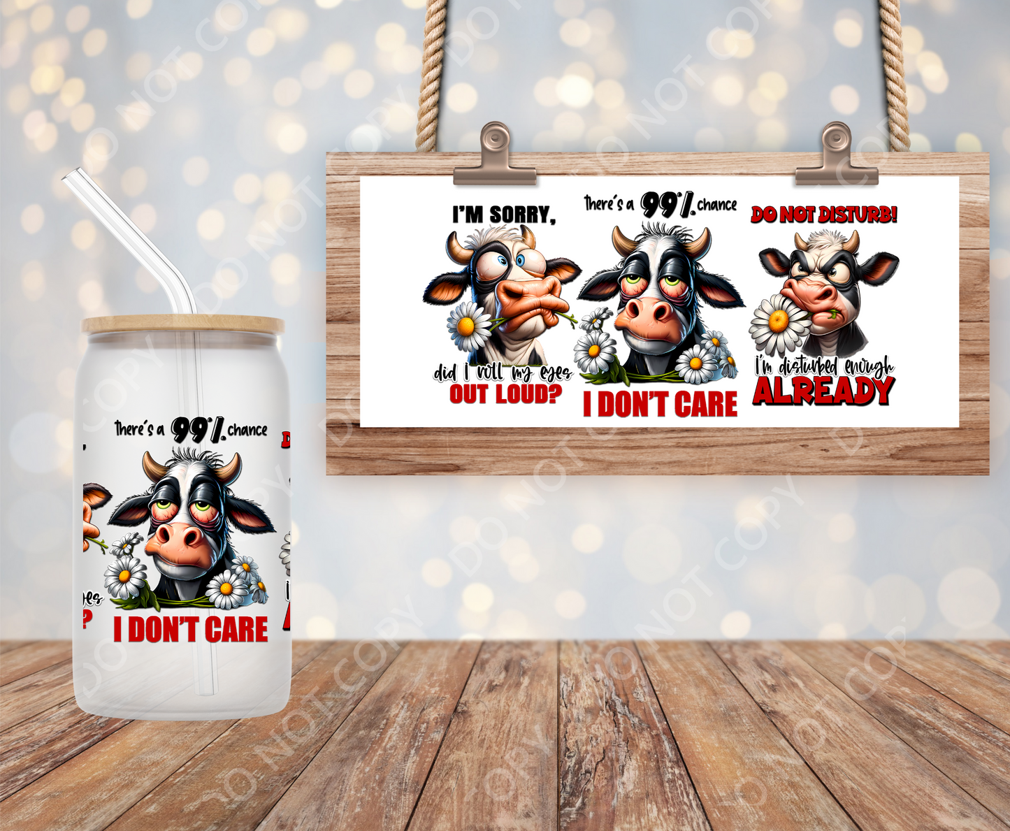 Funny Cows 16oz Wrap