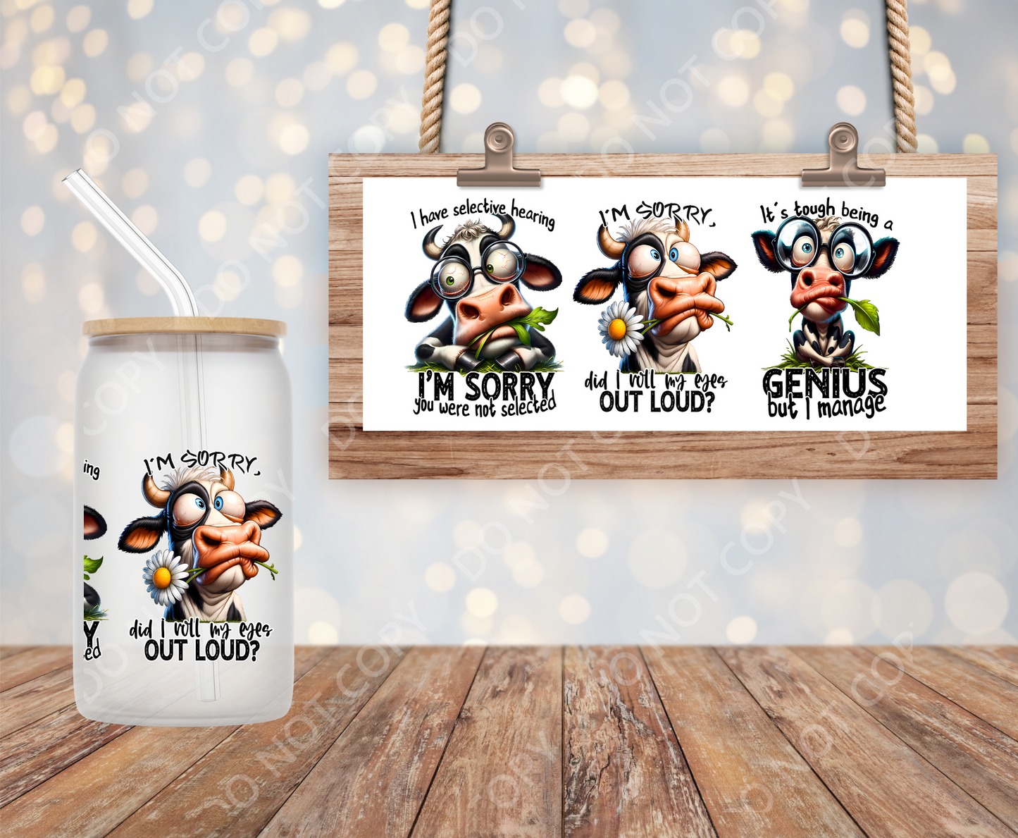 Funny cows 2 16oz Wrap