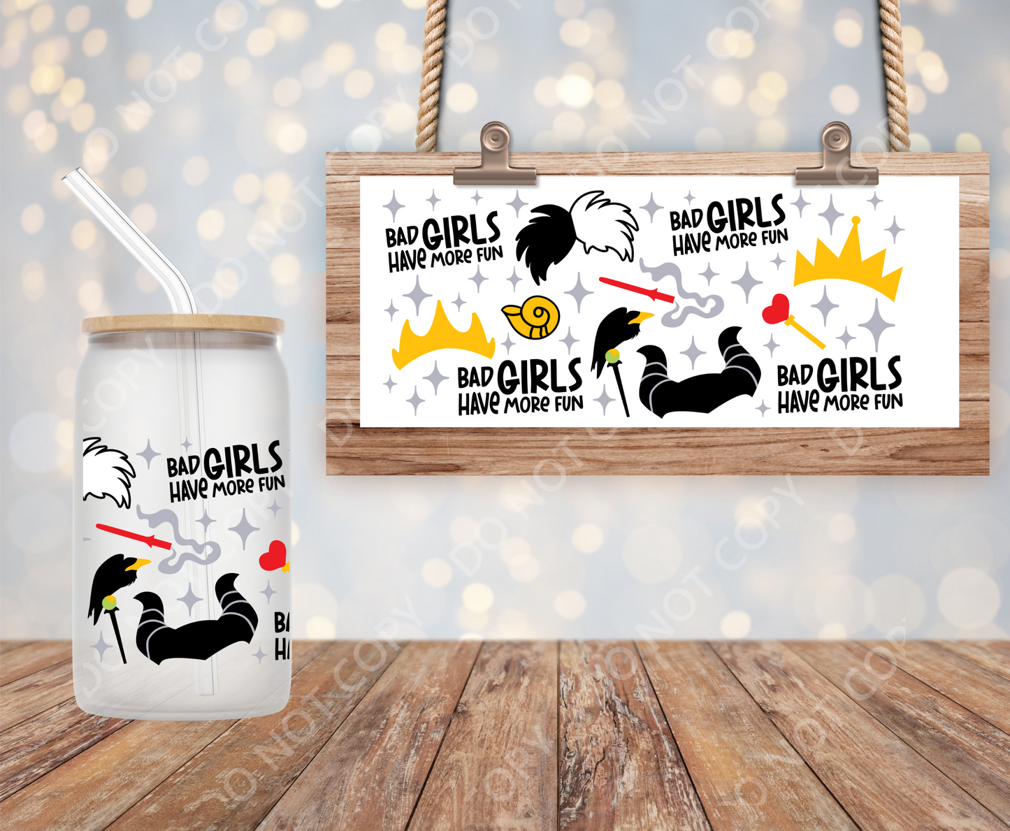 Bad Girls have more fun 16oz wrap