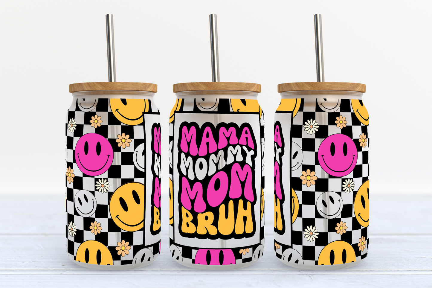Mama Mommy mom bruh 16oz Wrap