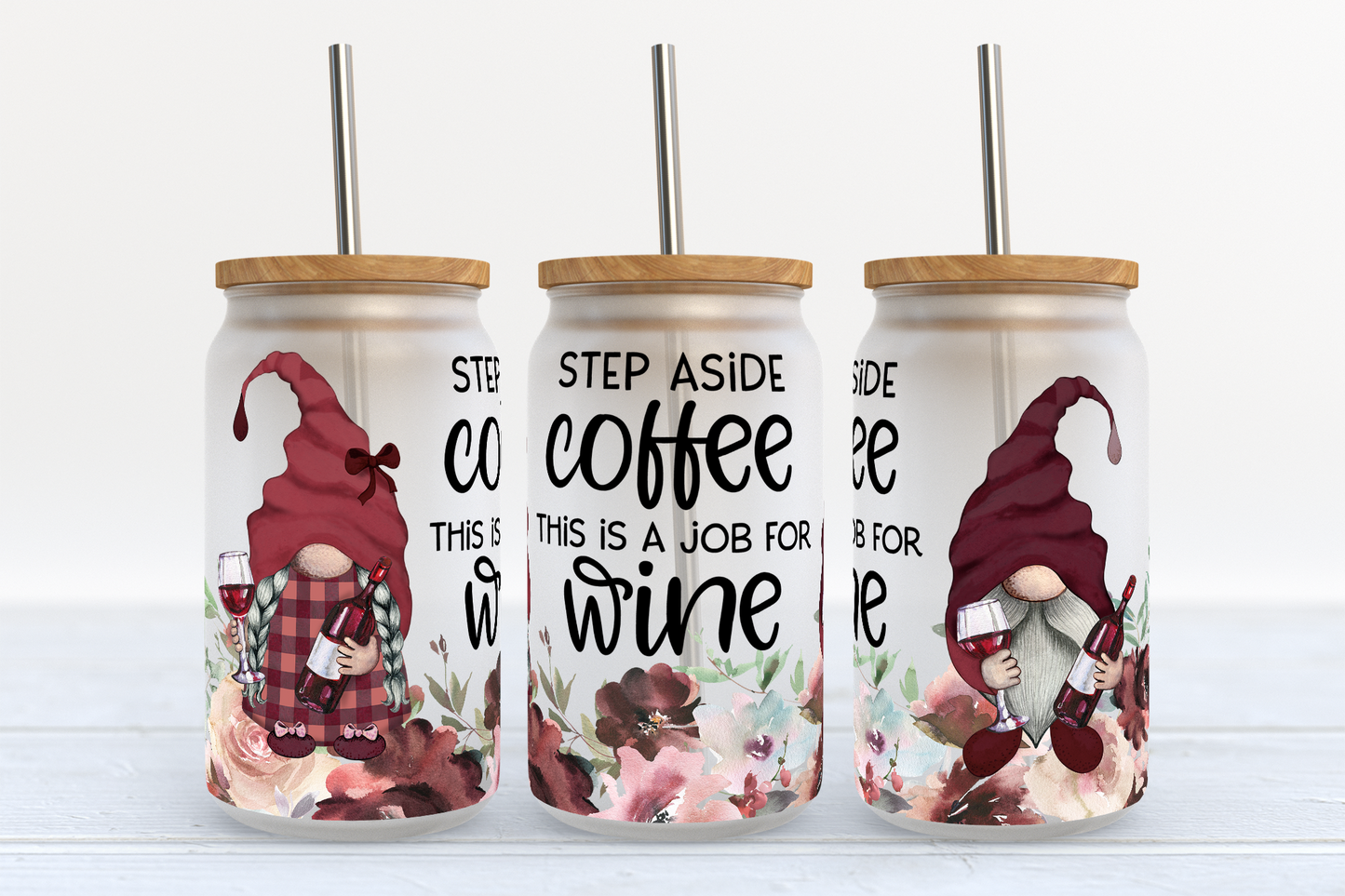 Step Aside Coffee 16oz wrap