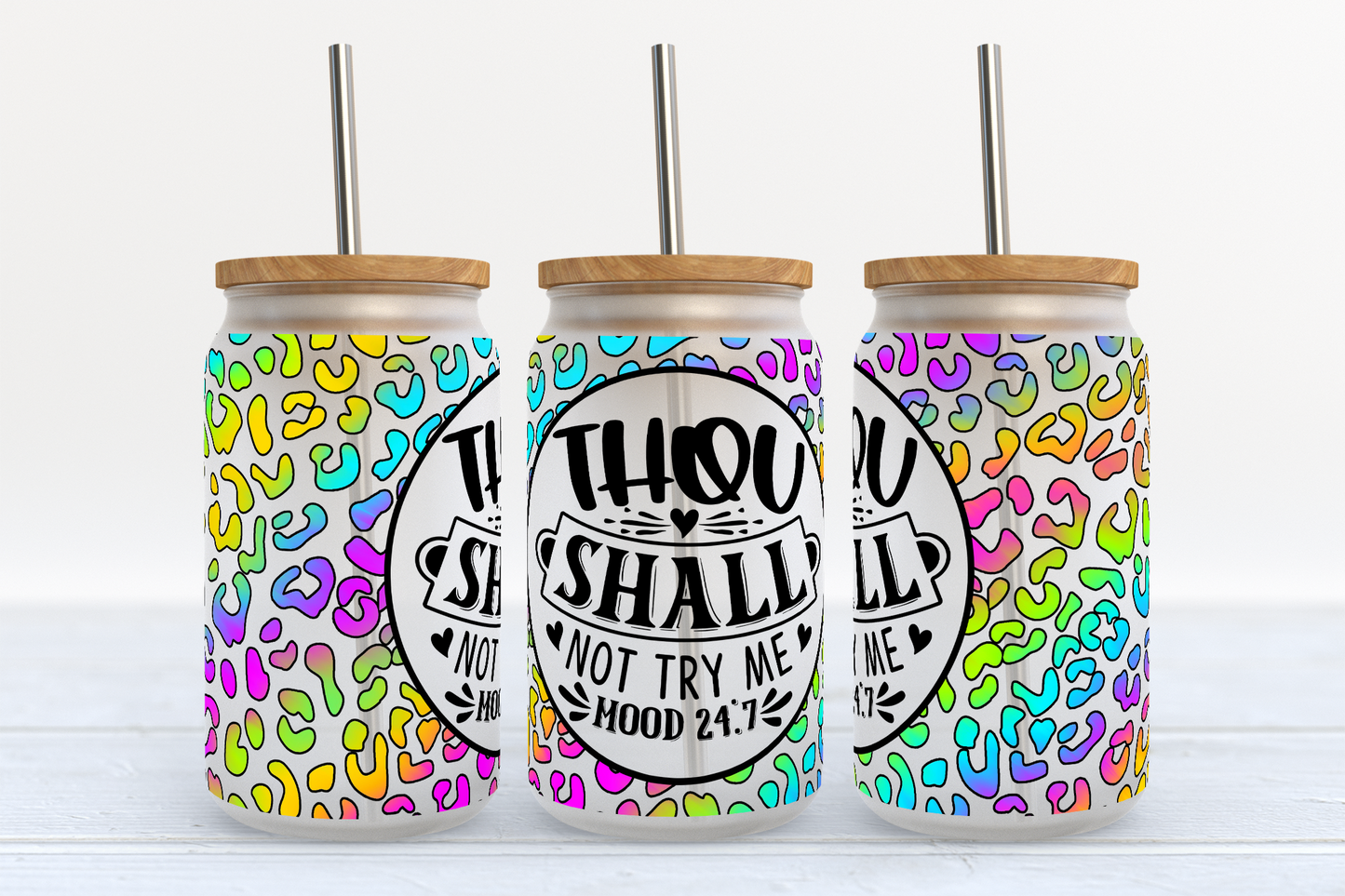 Thou Shall not try me 16oz wrap