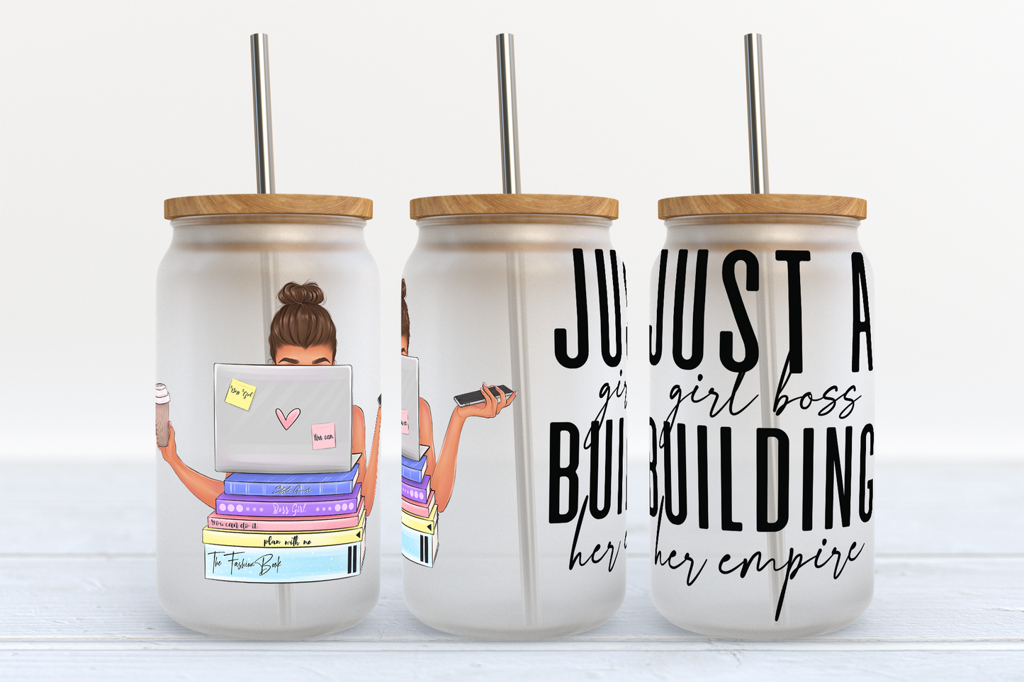 Just a girl boss 16oz wrap