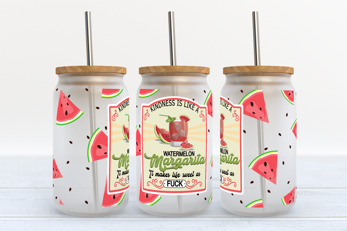 Kindness is like a watermelon 16oz wrap