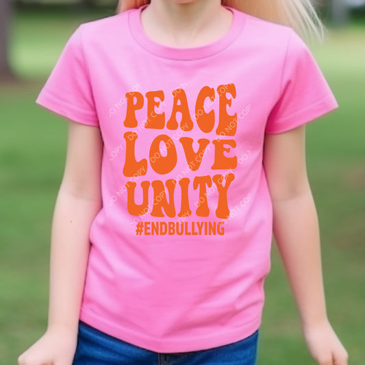 Peace Love Unity DTF PRINT