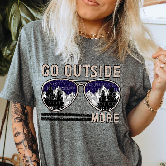 Go outside more- DTF PRINT