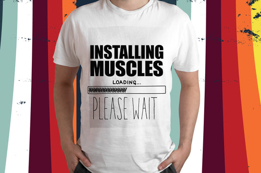 Installing muscles loading please wait- DTF PRINT