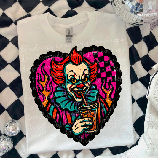 Tattoo Horror Clown DTF