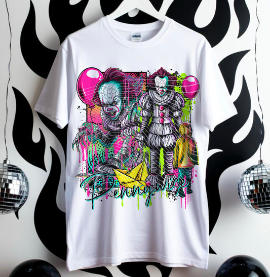 SD Horror Clown w/ Text DTF