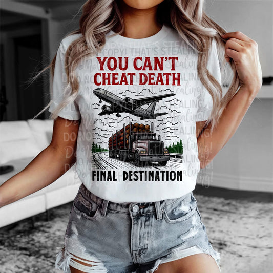 Can’t Cheat The Reaper DTF - Black