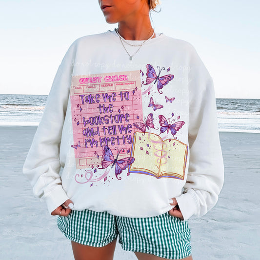 Take Me To The Bookstore DTF