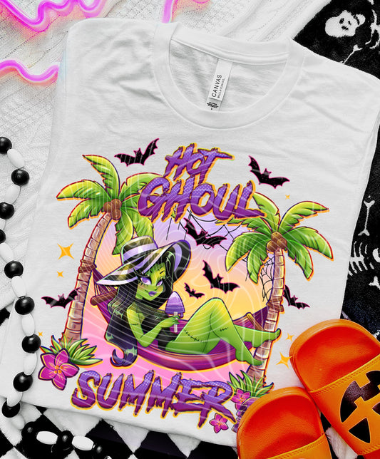 Hot Ghoul Summer DTF - Sunset in Background