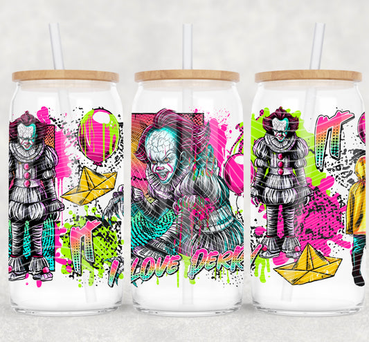 SD Horror Clown 16 Oz Wrap