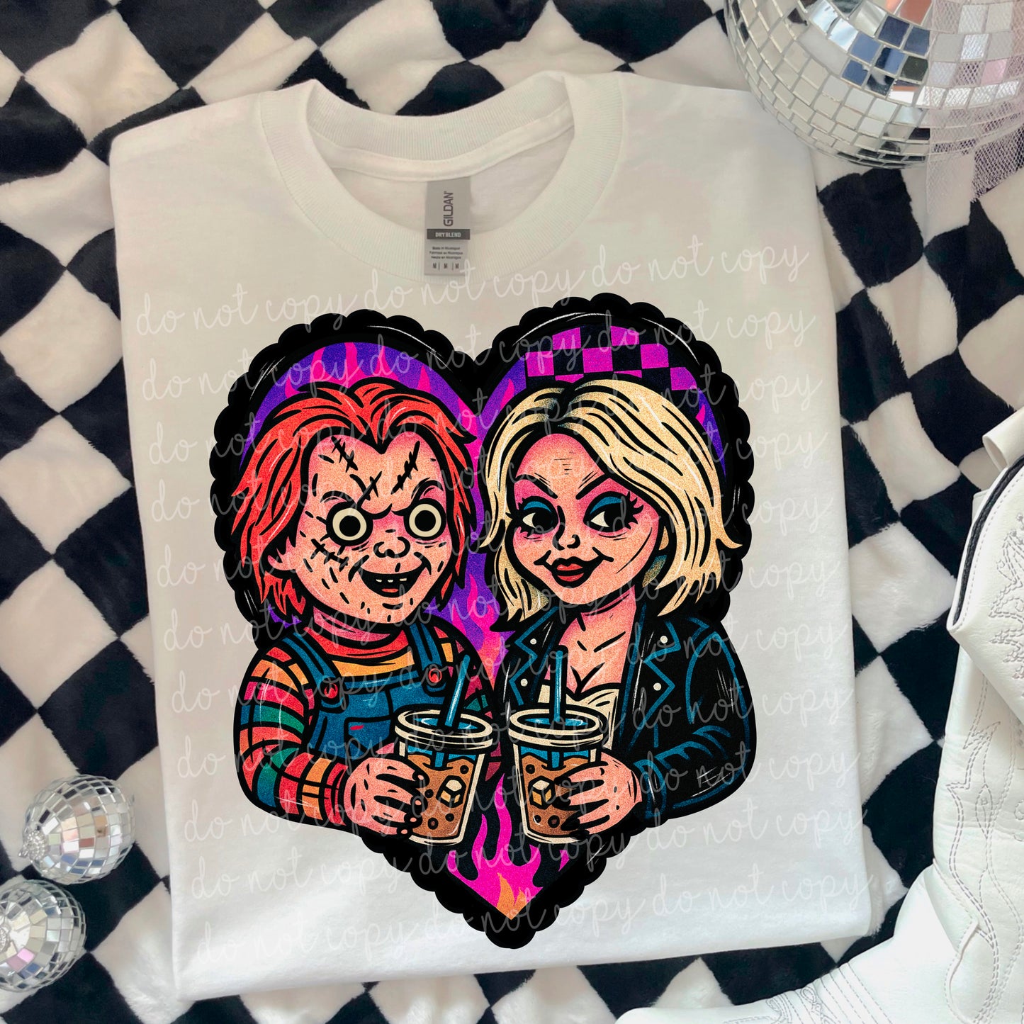 Tattoo Horror Dolls DTF