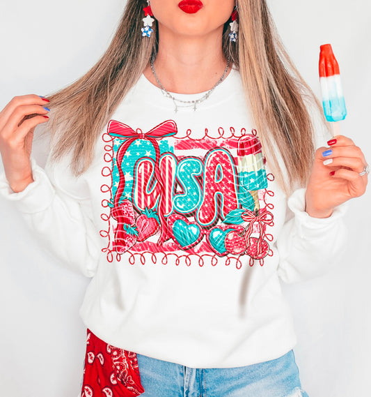 Retro USA DTF - Teal Version