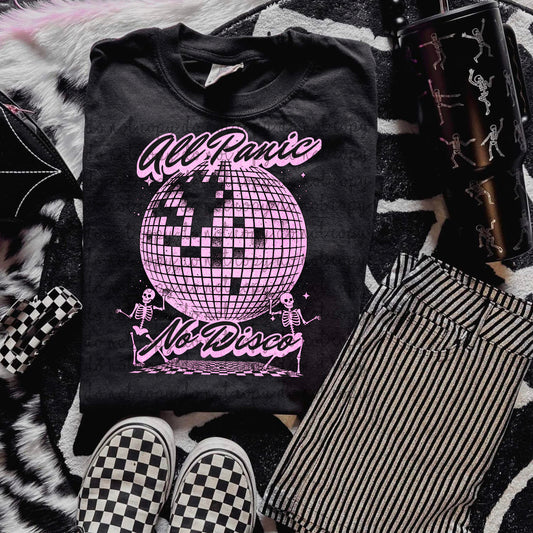 All Panic No Disco DTF - Pink