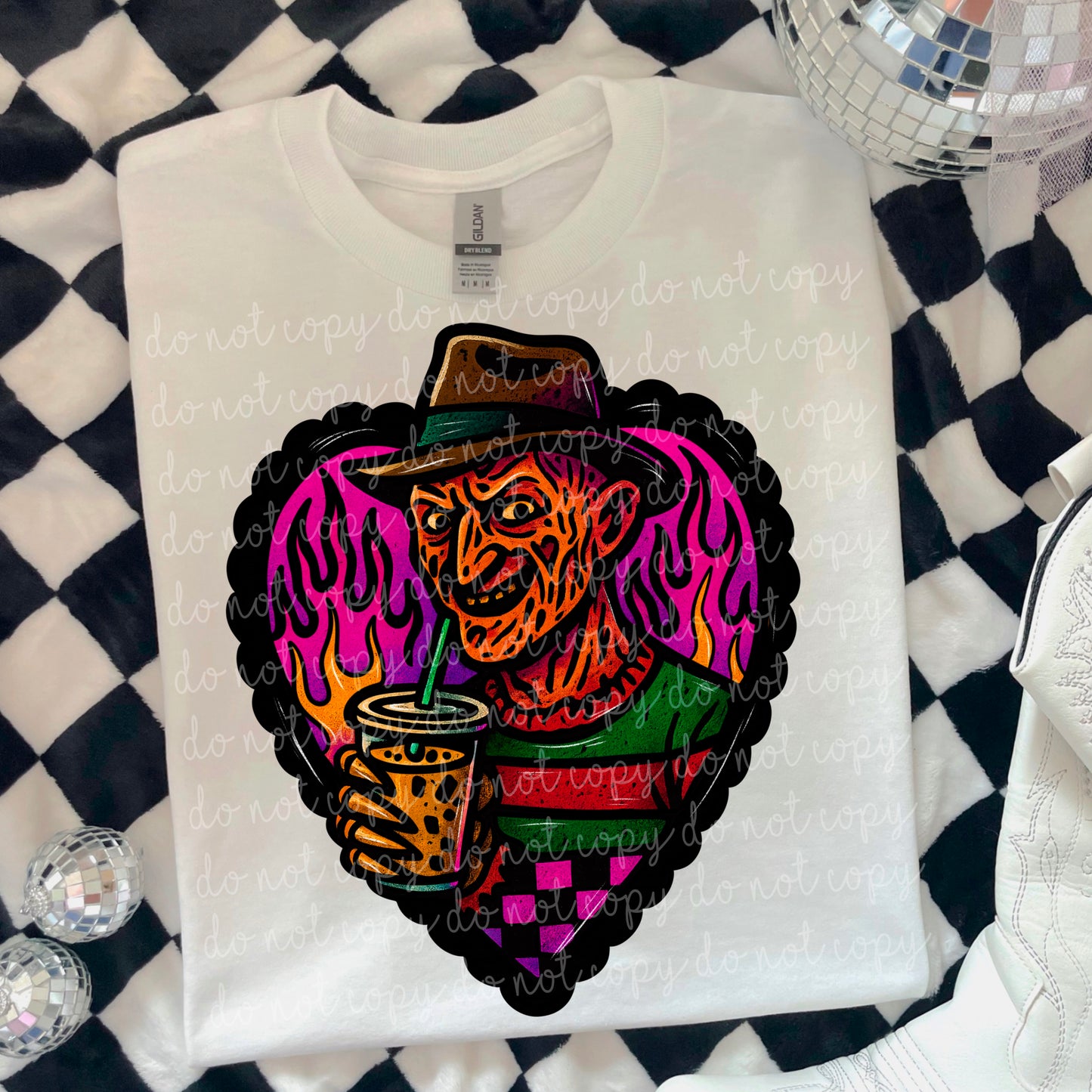Tattoo Horror Dream Killer DTF