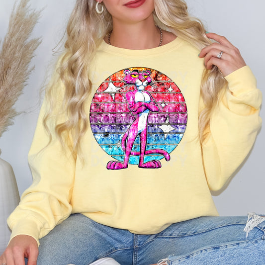 P Panther DTF - Distressed