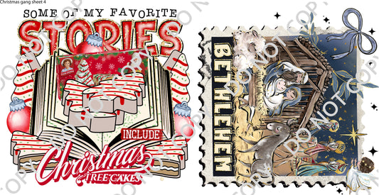 Premade Christmas Gang Sheets TM