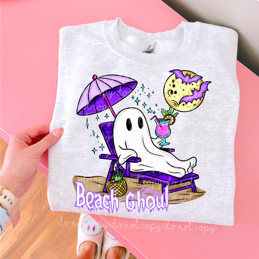 Beach Ghoul w/ Text DTF