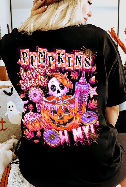 Pumpkins Leaves & Sweets DTF