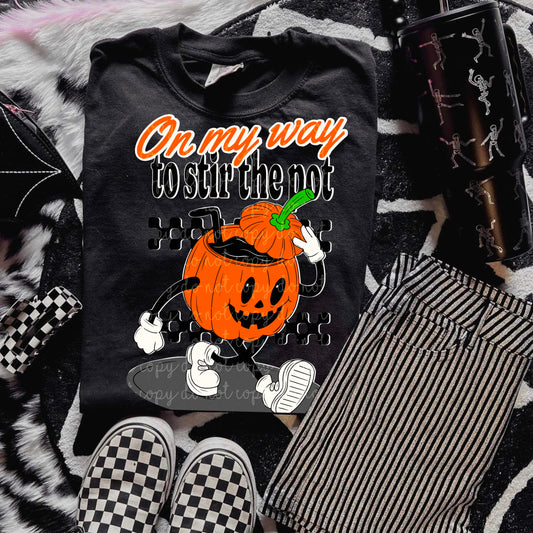 Stir The Pot Pumpkin DTF