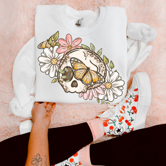 Leopard Skull DTF