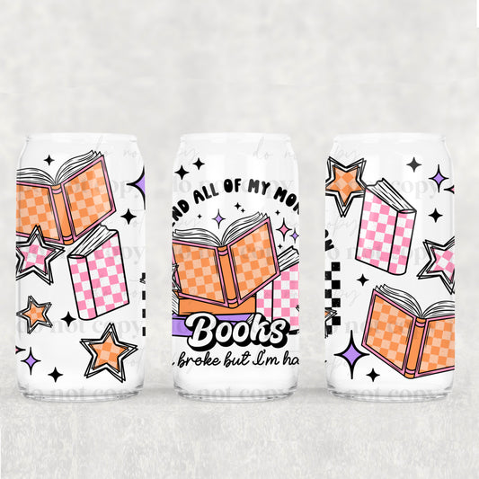 I Spend All My Money On Books 16 Oz Wrap