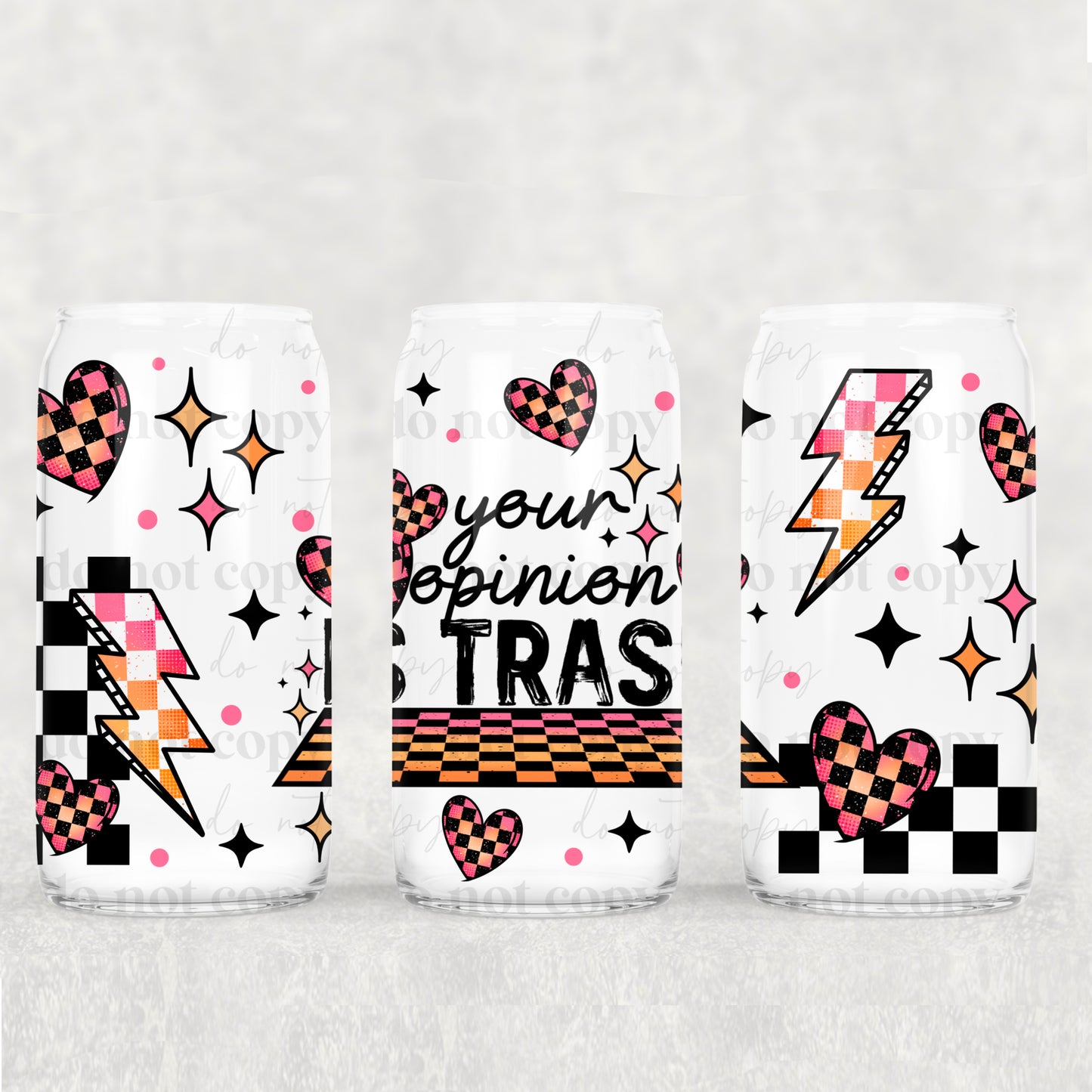 Your Opinion Is Trash 16 Oz Wrap